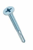 1/4-14 X 2 3/4 PHIL WAFER SDS SHANK SLOT NO WINGS ZINC